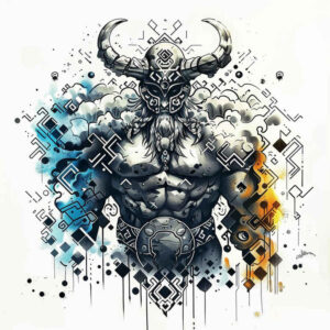 helmet-tattoo-eerie-for-foot – tattoo design ideas free ai generated – Gallery: vikings-inkby-ai
