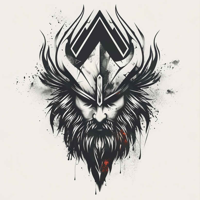 artistic-detail-tattoo-twisted-for-upper-chest – tattoo design ideas free ai generated – Gallery: vikings-inkby-ai