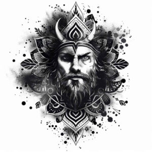 pride-symbol-tattoo-creepy-for-collarbone – tattoo design ideas free ai generated – Gallery: vikings-inkby-ai