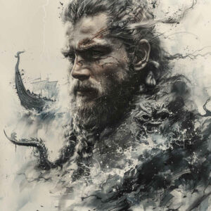 helmet-tattoo-grim-for-stomach – tattoo design ideas free ai generated – Gallery: vikings-inkby-ai