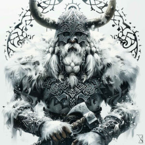 line-warrior-tattoo-abyss-for-ankle – tattoo design ideas free ai generated – Gallery: vikings-inkby-ai