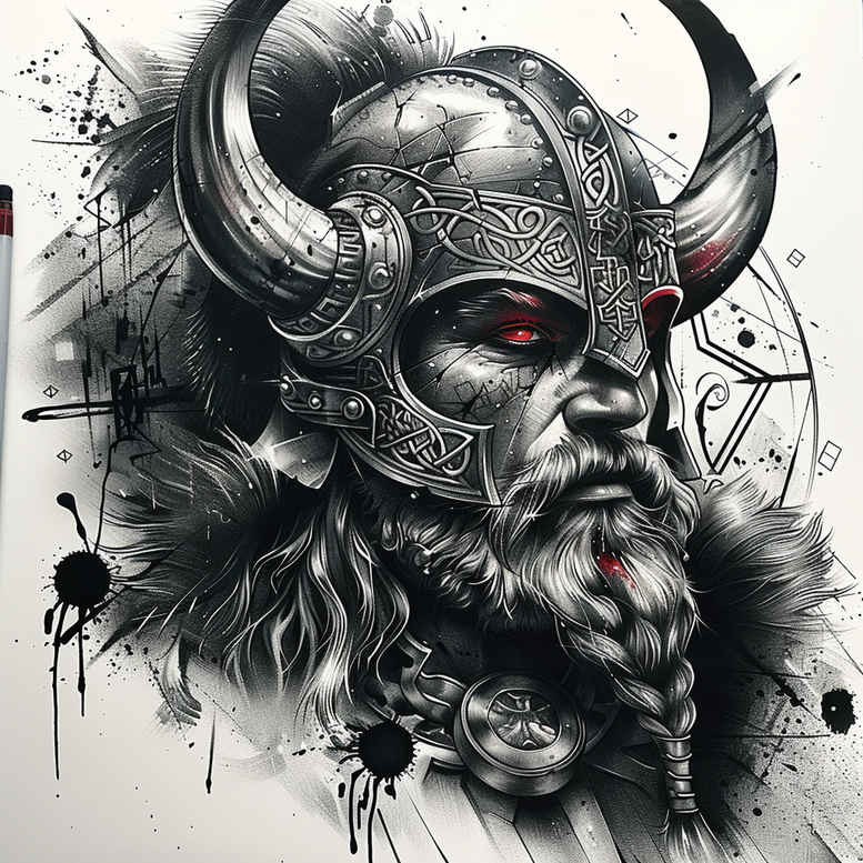 legend-motif-tattoo-weird-for-hip – tattoo design ideas free ai generated – Gallery: vikings-inkby-ai