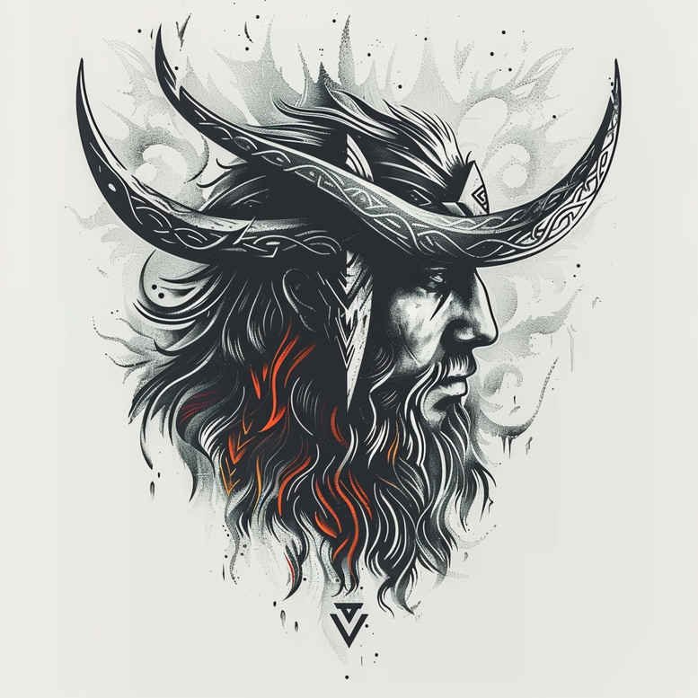 runes-tattoo-evil-spirit-for-inner-arm – tattoo design ideas free ai generated – Gallery: vikings-inkby-ai