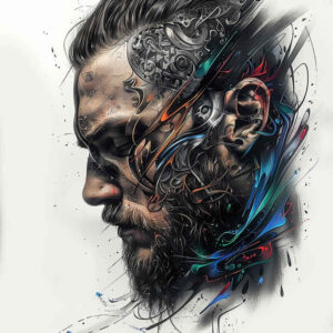 light-effect-tattoo-macabre-for-lower-thigh – tattoo design ideas free ai generated – Gallery: vikings-inkby-ai