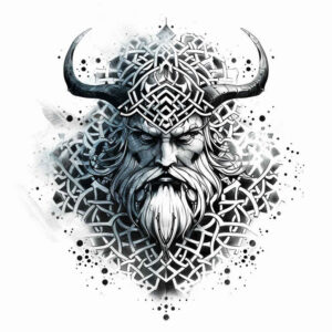legend-motif-tattoo-creepy-for-lower-chest – tattoo design ideas free ai generated – Gallery: vikings-inkby-ai