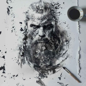 legend-motif-tattoo-sinister-for-back-of-neck – tattoo design ideas free ai generated – Gallery: vikings-inkby-ai