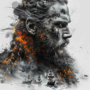 war-motif-tattoo-ominous-for-thigh – tattoo design ideas free ai generated – Gallery: vikings-inkby-ai