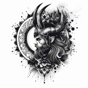 sword-tattoo-blackwork-for-upper-shoulder – tattoo design ideas free ai generated – Gallery: vikings-inkby-ai