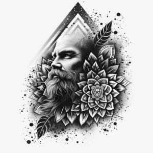 fire-motif-tattoo-unsettling-for-scapula – tattoo design ideas free ai generated – Gallery: vikings-inkby-ai