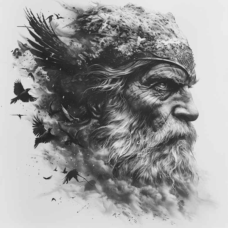 shadow-and-light-tattoo-blackwork-for-lower-thigh – tattoo design ideas free ai generated – Gallery: vikings-inkby-ai
