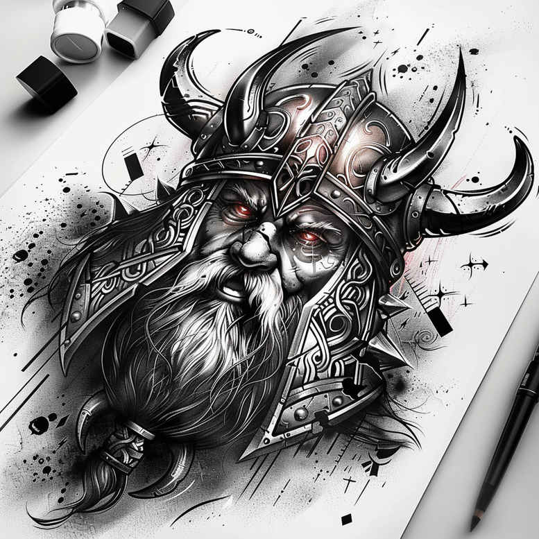 vikings tattoo design ideas volume effect ancient explorer for hip