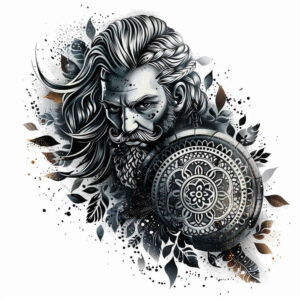 vikings tattoo design ideas decorative elements ancient explorer for upper chest
