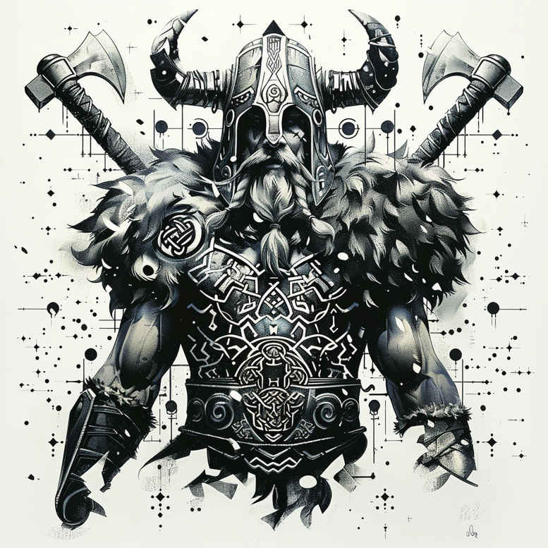 vikings tattoo design ideas expressive lines ancient explorer resilience and power