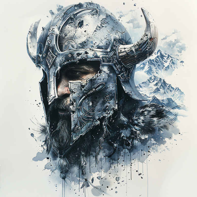vikings tattoo design ideas close-up ancient strength embodying endurance