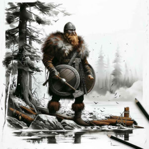 vikings tattoo design ideas Realism refined lines ancient strength for arm