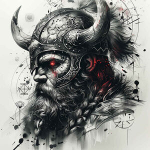 vikings tattoo design ideas fine detail beard icon meaning strength