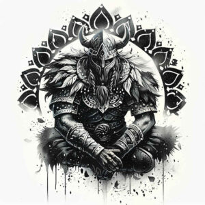 vikings tattoo design ideas Surrealism transcendent fearless tribe embodying courage