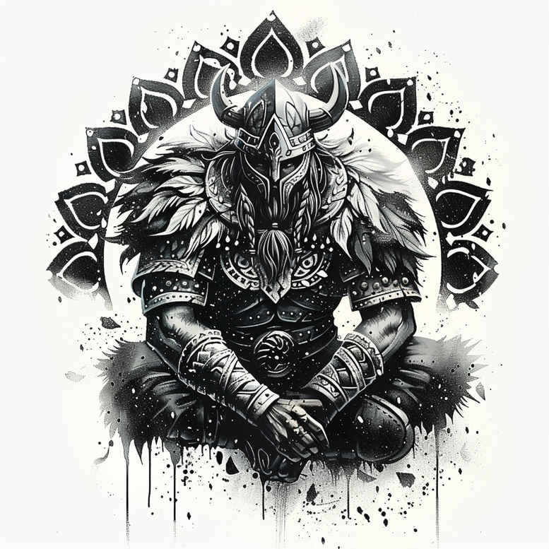 vikings tattoo design ideas Surrealism transcendent fearless tribe embodying courage