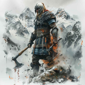 vikings tattoo design ideas lifelike fearless tribe shows strength