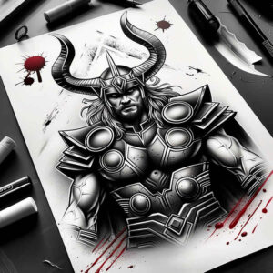 vikings tattoo design ideas layered fill frost lands for fingers