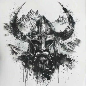 vikings tattoo design ideas dynamic shapes frost lands for knee