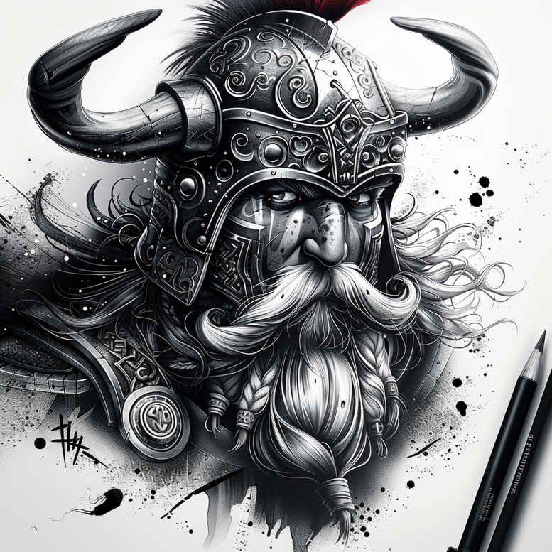 vikings tattoo design ideas Realism detail accuracy frost lands meaning endurance
