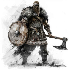 vikings tattoo design ideas dynamic linework horned helmet determination and power