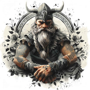 vikings tattoo design ideas bold highlights icy conquest for calf