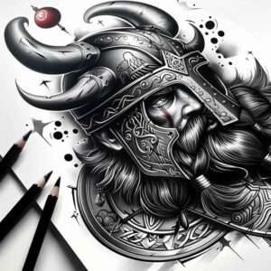 vikings tattoo design ideas Surrealism timeless longboat pride embodying perseverance