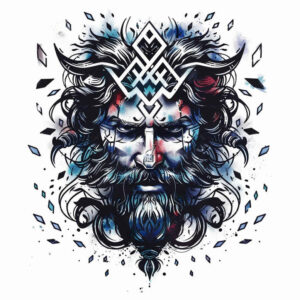 vikings tattoo design ideas bokeh nordic emblem for full back