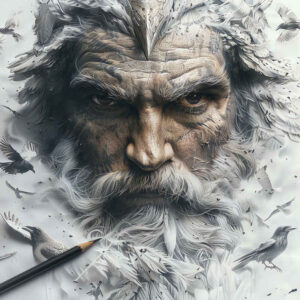 vikings tattoo design ideas fine-line nordic warrior for stomach