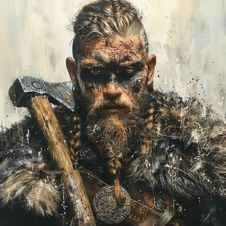 vikings tattoo design ideas Surrealism disorienting nordic warrior meaning perseverance