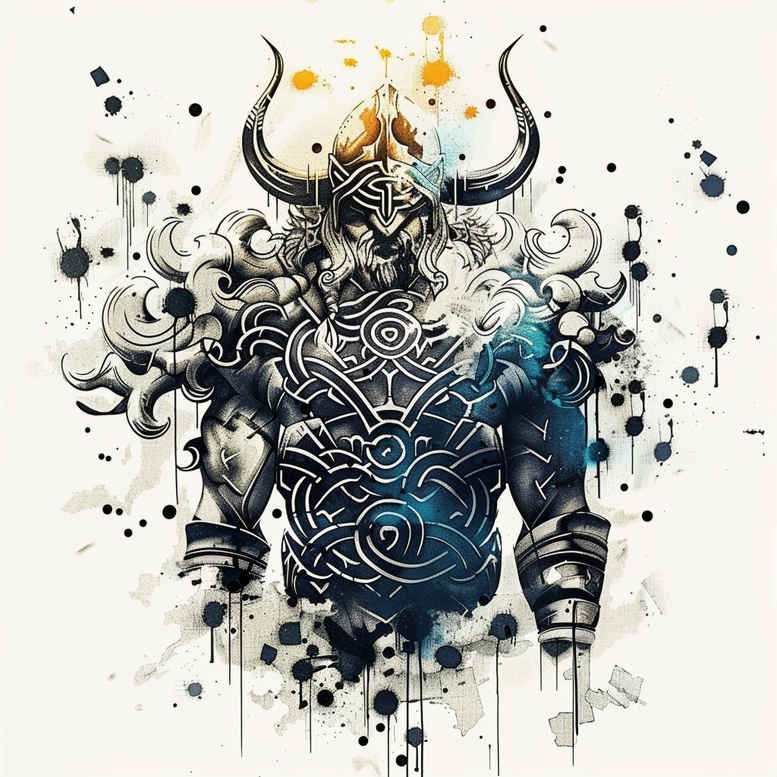 vikings tattoo design ideas layered shading norse soul meaning resilience
