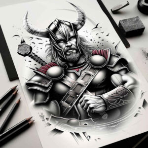 vikings tattoo design ideas Surrealism hallucinogenic northern legacy for stomach