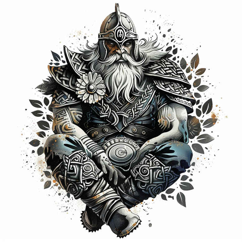 vikings tattoo design ideas Surrealism symbolic northern legacy symbol of resilience