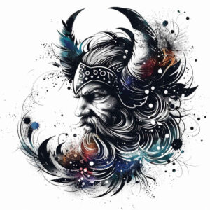 vikings tattoo design ideas Realism organic structure old world for nape