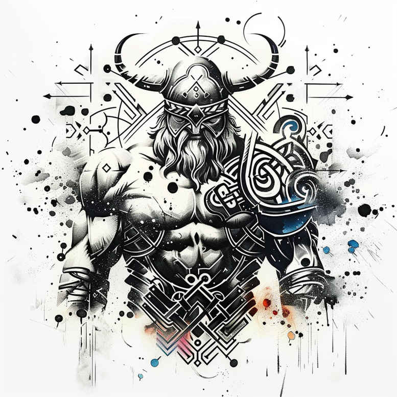 vikings tattoo design ideas dramatic lighting old world meaning resilience