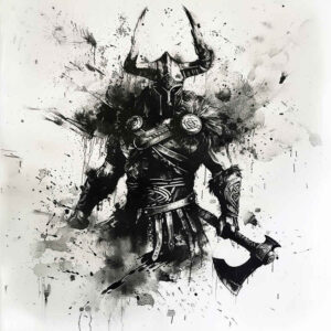 vikings tattoo design ideas Surrealism enigmatic rune mark represents resilience