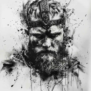 vikings tattoo design ideas monochrome runestone meaning resilience