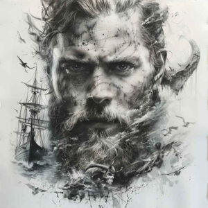 vikings tattoo design ideas refined lines saga soul courage and power