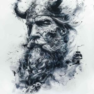 vikings tattoo design ideas Realism light play saga soul for inner arm