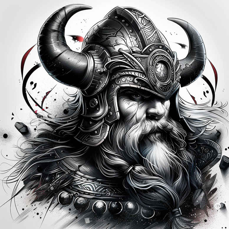 vikings tattoo design ideas realistic sea path for fingers