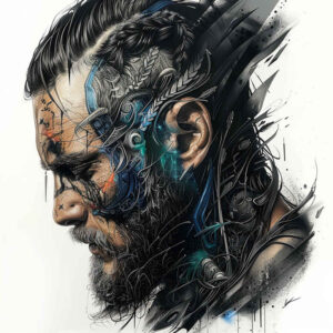 vikings tattoo design ideas Surrealism esoteric seafaring raider meaning strength