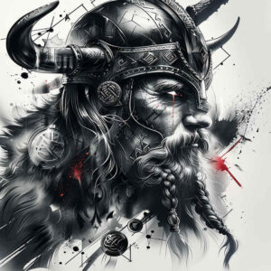 vikings tattoo design ideas saturated hues shield brotherhood for palm