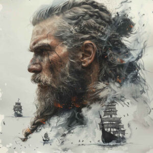 vikings tattoo design ideas abstract ship journey for ribs