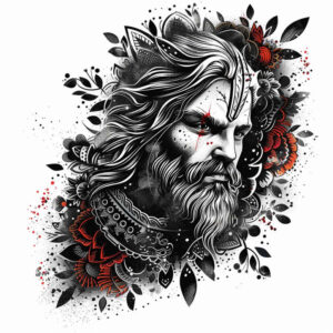vikings tattoo design ideas Realism natural look tattoo raider for back