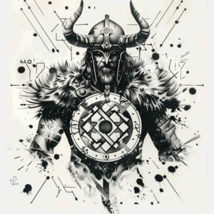 vikings tattoo design ideas subtle tone tattoo raider for neck