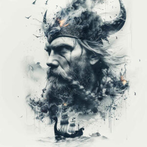vikings tattoo design ideas Realism digital realism tribal god shows endurance