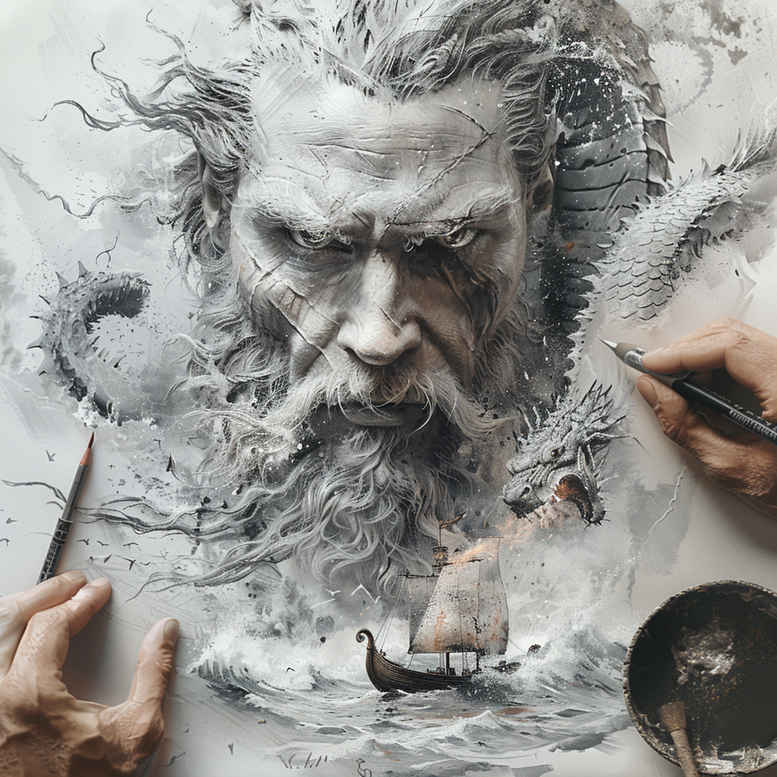 vikings tattoo design ideas atmospheric tribal power shows resilience