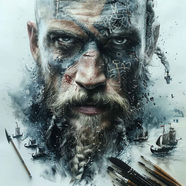 vikings tattoo design ideas vivid hallucination tribal power strength and power